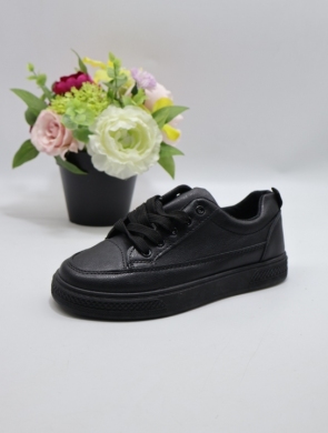 Buty sportowe damskie na płaskim (36-41) 957 BLACK