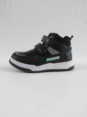 Botki chłopięce (21-26) H294A BLACK/GREEN