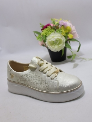 Buty sportowe damskie na płaskim (36-41) 6758 BEIGE