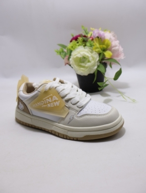 Buty sportowe damskie na płaskim (36-41) XHB-200 BE/KHAKI
