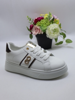 Buty sportowe damskie na płaskim (36-40) AD871 BROWN