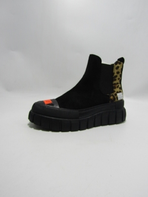 Botki damskie na płaskim (36-41) 8-41 BLACK