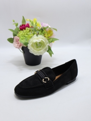 Mokasyny damskie na płaskim (36-41) 9712 BLACK