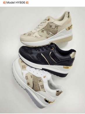 Buty sportowe damskie na koturnie (36-41) HY806