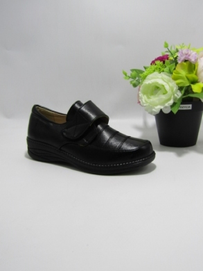 Półbuty damskie na płaskim (37-42) 6906 BLACK