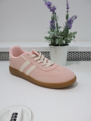 Buty sportowe damskie na płaskim (36-41) BL659 PINK