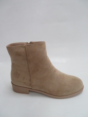 Botki damskie jesienne na płaskim (36-41) 2005-737 KHAKI