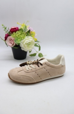 Buty sportowe damskie na płaskim (36-41) EV-519 BEIGE