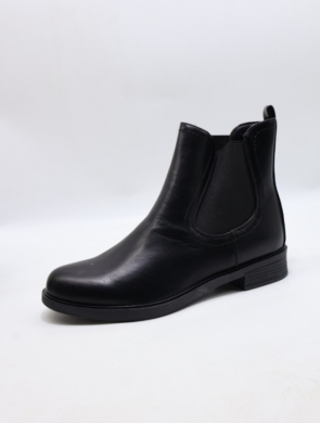 Botki damskie ocieplane na płaskim (36-41) MR-15 BLACK