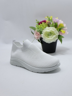 Buty sportowe damskie na płaskim (36-41) AA71 WHITE