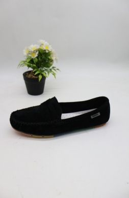 Mokasyny damskie na płaskim (36-41) T448 BLACK