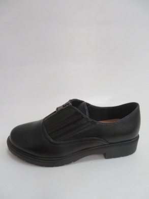 Półbuty damskie na płaskim (36-41) 732 BLACK
