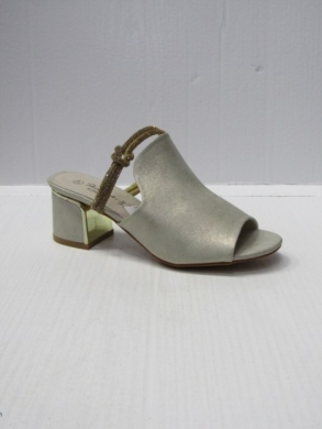 Klapki damskie na obcasie (36-41) 0682 GOLD