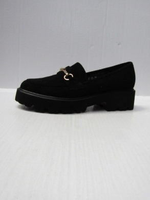 Mokasyny damskie na płaskim (36-41) YDF-20 BLACK