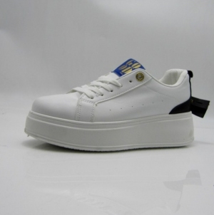 Buty sportowe damskie na koturnie (36-41) 8-71 WHITE