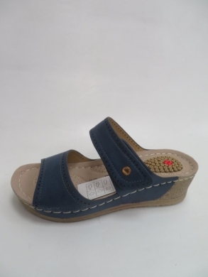 Klapki damskie na koturnie (36-41) 3012 NAVY