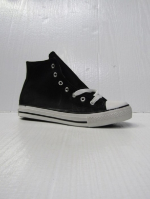 Trampki damskie na płaskim (36-41) HF246 black