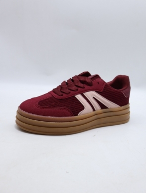 Buty sportowe damskie na płaskim (36-41) 25817 WINE