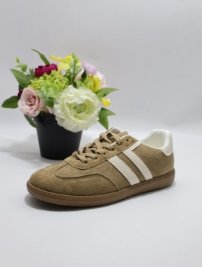 Buty sportowe damskie na płaskim (36-41) 6610 KHAKI