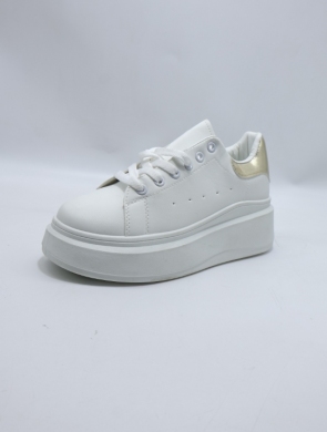Buty sportowe damskie na płaskim (36-41) BK221 GOLD