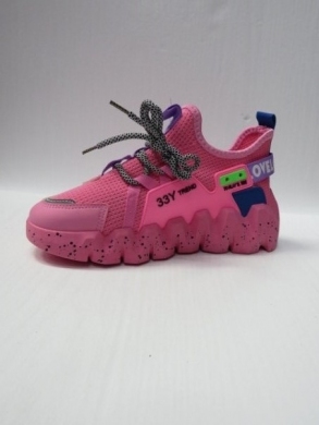Buty sportowe damskie na płaskim (36-41) NB597 FUSHIA