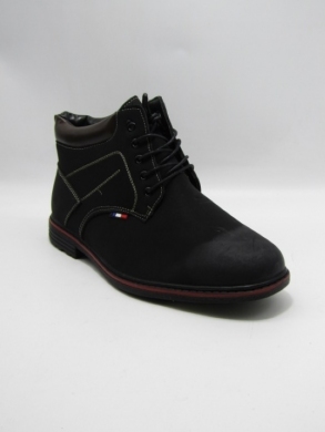 Botki męskie ocieplane (40-46) 9362-1 BLACK