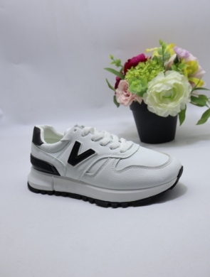 Buty sportowe damskie na płaskim (36-41) XHBD30-1 WHITE