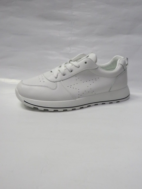 Buty sportowe damskie na płaskim (36-41) XHB8891 WHITE