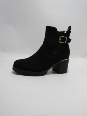 Botki damskie ocieplane na obcasie (36-41) H2416A BLACK