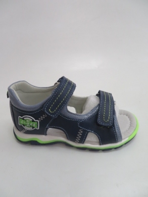 Sandały chłopięce (27-32) AB256 DBLUE/GREEN