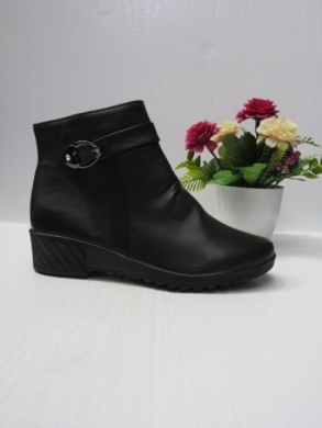 Botki damskie ocieplane na koturnie (36-42) QY-4 BROWN