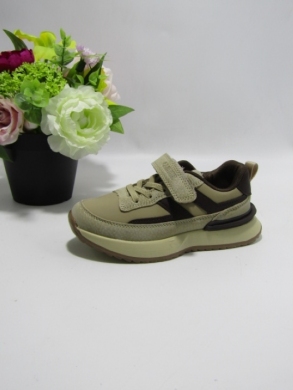 Buty sportowe dziewczęce (26-31) EB295 KHAKI/BROWN