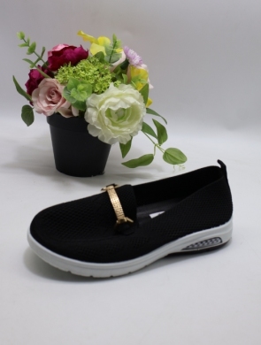 Buty sportowe damskie na płaskim (36-41) EV373 BLACK