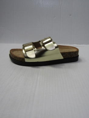 Klapki damskie na płaskim (36-41) SM312 GOLD