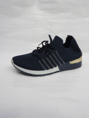 Buty sportowe damskie na płaskim (36-41) 3060-6 NAVY