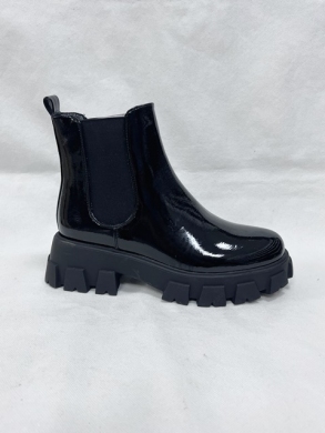 Botki damskie na płaskim (36-41) T2180 BLACK