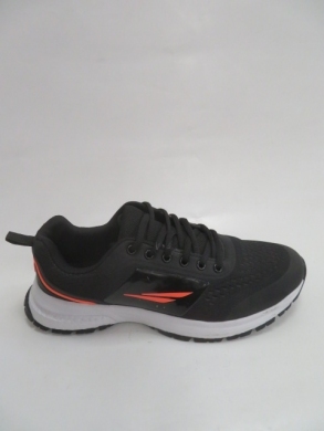 Buty sportowe męskie (41-46) 2057 BLACK/ORANGE