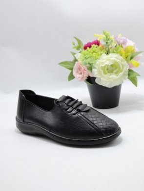 Półbuty damskie na płaskim (36-41) X8111 BLACK