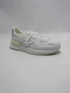 Buty sportowe damskie na płaskim (36-41) K1726 WHITE