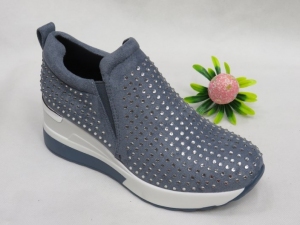 Półbuty damskie na koturnie (36-41) HQ325 BLUE