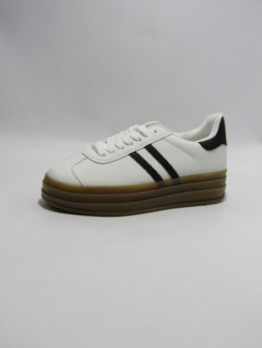 Buty sportowe damskie na płaskim (36-41) A25-16 WHITE