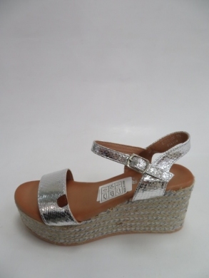 Sandały Damskie na koturnie (36-41) HK-12 SILVER