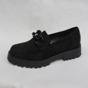 Mokasyny damskie na płaskim (36-41) DE1130S BLACK