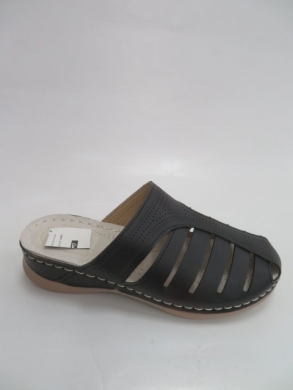 Klapki damskie na płaskim (36-41) 16113 BLACK