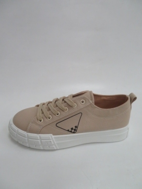 Tenisówki damskie na płaskim (36-41) H240 BEIGE