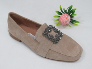 Mokasyny damskie na płaskim (36-41) H8-251 BEIGE