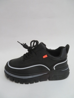 Buty sportowe damskie na koturnie (36-41) X-66-5 BLACK
