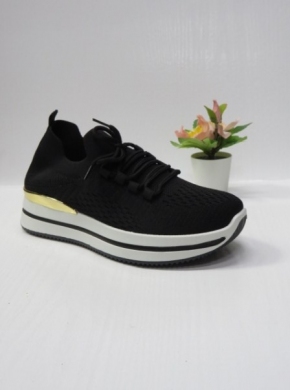 Buty sportowe damskie na płaskim (36-41) 139 BLACK