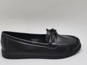 Mokasyny damskie na płaskim (36-41) YG2312-3 BLACK