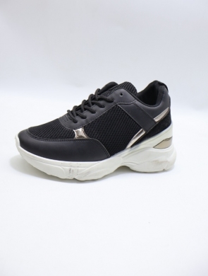 Buty sportowe damskie na płaskim (36-41) 2207 BLACK